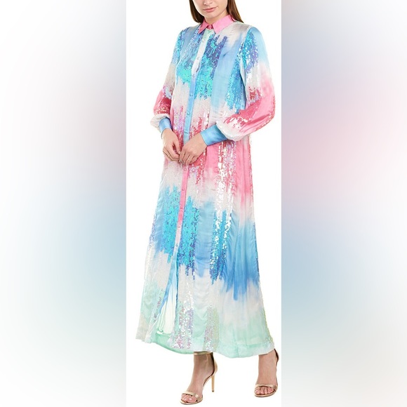 Retrofete Dessa Dress Unicorn Dip Dye Small NWT - Picture 4 of 13